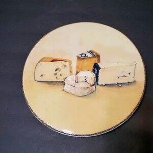 Williams Sonoma Cheese Tray, Made in Italy, Ceramic Serving Board Plate Fromage